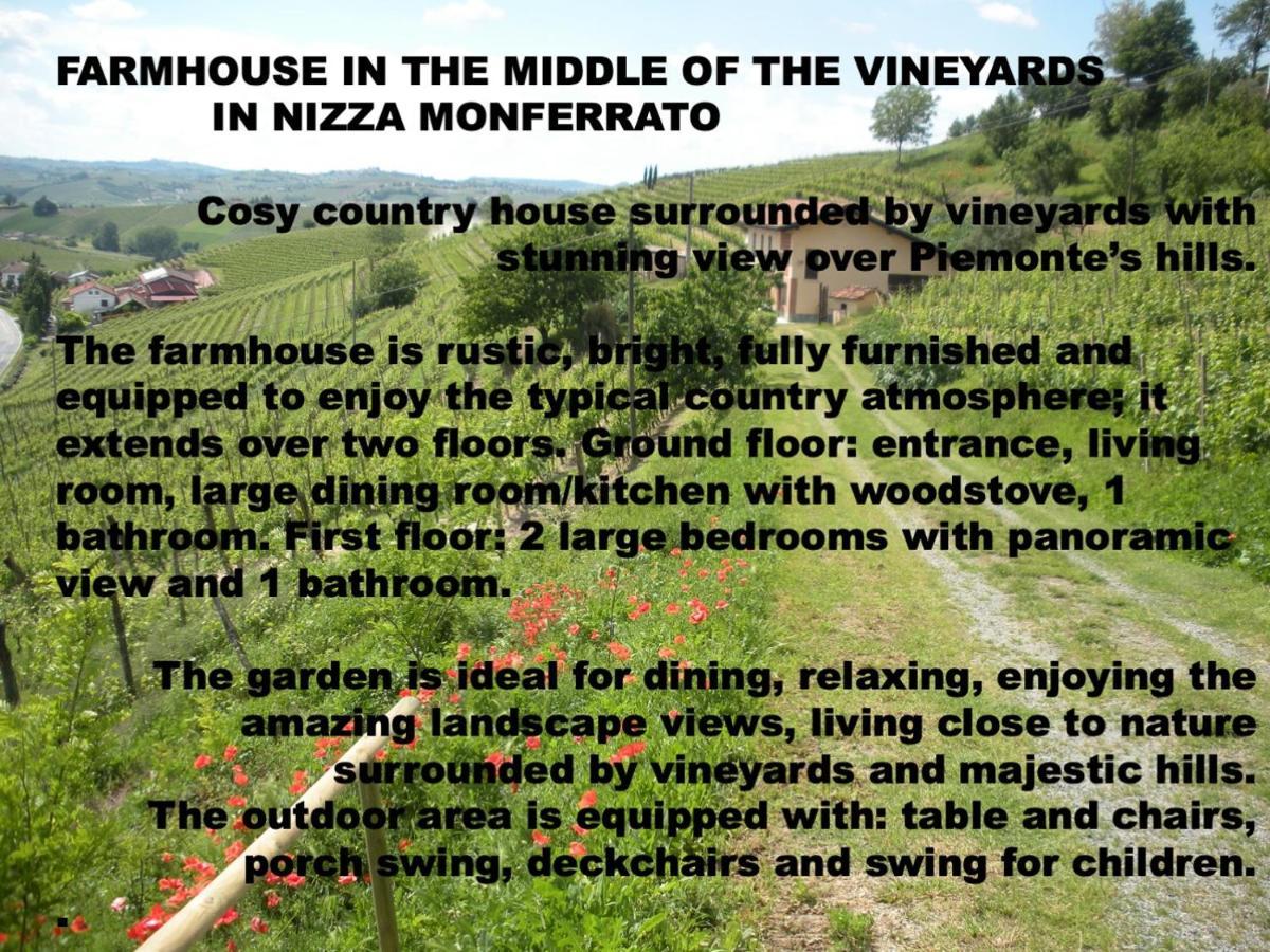 Вилла Cascina Tra I Vigneti A Ницца-Монферрато Экстерьер фото
